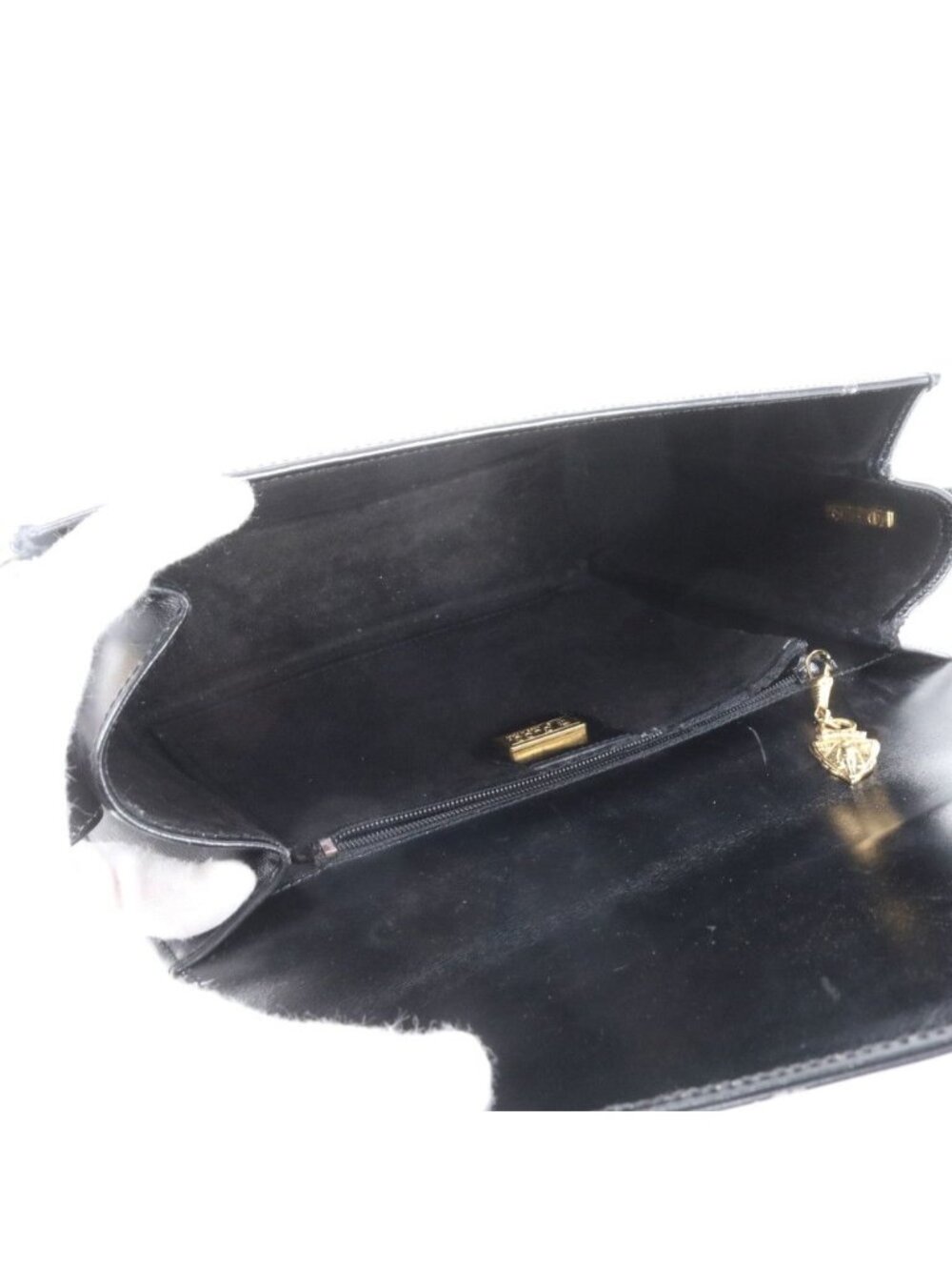 ★SOLD★ Gucci Vintage Leather 2-Way Shoulder Bag Crossbody Hand Black - Picture 7 of 10